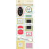 Anna Griffin - Rose Collection - 3 Dimensional Stickers - Title