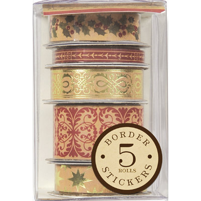 Anna Griffin - Calisto Christmas Collection - Border Stickers