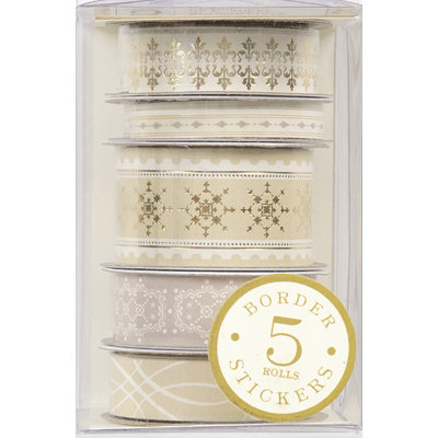 Anna Griffin - Cecile Christmas Collection - Border Stickers