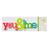 Anna Griffin - Isabelle Collection - Glittered 3 Dimensional Stickers - You and Me, CLEARANCE