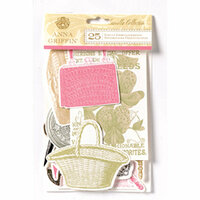 Anna Griffin - Camilla Collection - Foiled Die Cut Pieces