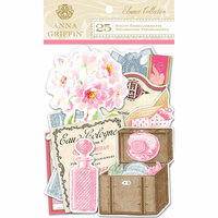 Anna Griffin - Eleanor Collection - Foiled Die Cut Pieces