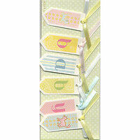 Anna Griffin - LuLu Collection - Ribbon Garland - 12 Inch Decorative Banner - Baby