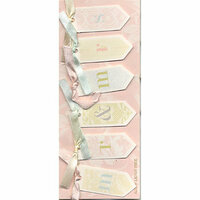 Anna Griffin - Charlotte Collection - Ribbon Garland - 12 Inch Decorative Banner - Mr. and Mrs., CLEARANCE