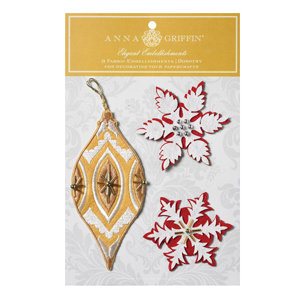 Anna Griffin - Dorothy Collection - Christmas - Holiday - Elegant Embellishment Stickers, BRAND NEW