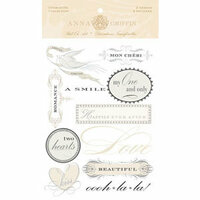 Anna Griffin - Georgette Collection - Rub On Art, CLEARANCE