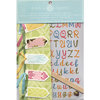 Anna Griffin - Maime Collection - Decorative Banner Kit With Rub-Ons, CLEARANCE