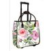 Anna Griffin - Grace White Collection - Laminated Fabric Rolling Bag