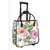 Anna Griffin - Grace White Collection - Laminated Fabric Rolling Bag