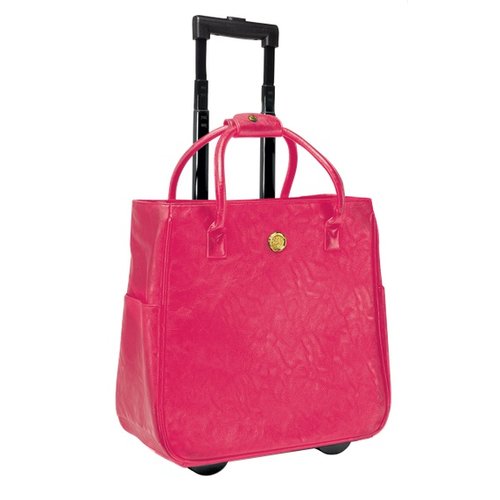 Anna Griffin - Pink Collection - Solid Rolling Bag