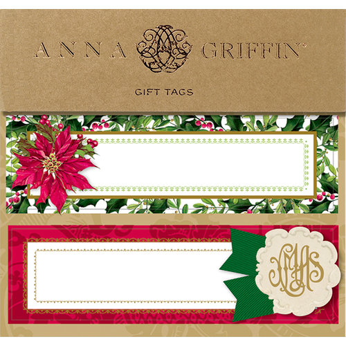 Anna Griffin - Christmas - 3 Dimensional Gift Labels - Traditional