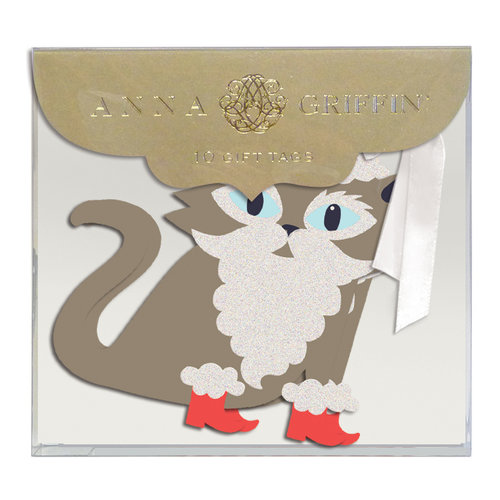 Anna Griffin - Tags - Cats with Glitter Accents