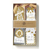 Anna Griffin - Christmas - Tags - Silver and Gold 3D Gift Tags with Foil Accents