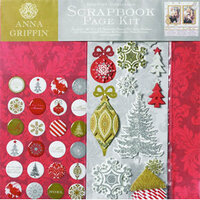 Anna Griffin - Dorothy Collection - Christmas - Holiday - Scrapbook Page Kit