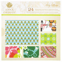 Anna Griffin - Riley Collection - 12 x 12 Glittered and Die Cut Cardstock Pack