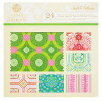 Anna Griffin - Isabelle Collection - 12 x 12 Glittered Cardstock Pack