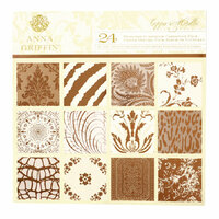 Anna Griffin - Copper Metallic Collection - 12 x 12 Cardstock Pack - Copper Foil