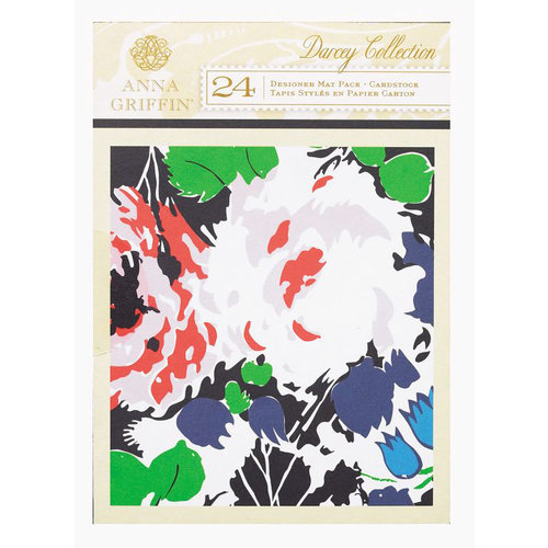 Anna Griffin - Darcey Collection - 5 x 7 Cardstock Mat Pack, CLEARANCE