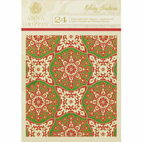 Anna Griffin - Holiday Traditions Collection - Christmas - 5 x 7 Cardstock Mat Pack