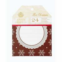 Anna Griffin - The Flora Christmas Collection - Journal Tags, CLEARANCE