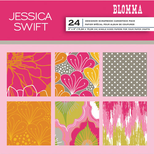 Anna Griffin - Blomma Collection - 6 x 6 Paper Pad