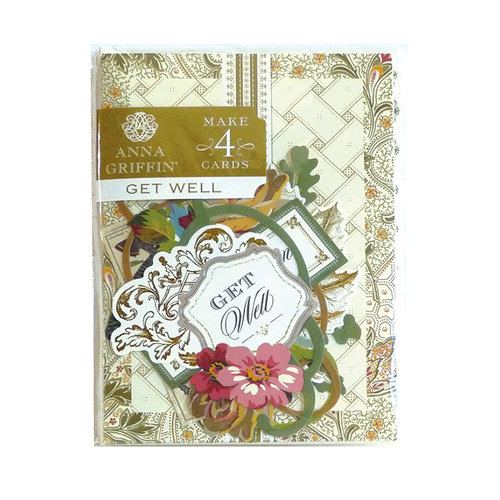 Anna Griffin - Card Kit - Get Well Soon - Botanic