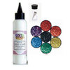 Art Institute Glitter - Art Glitter - Basic Kit with Glitter Glue and Six Colors - Rainbow, CLEARANCE