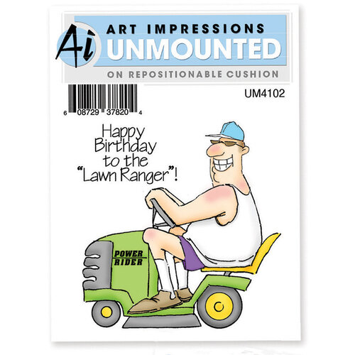 Art Impressions - People Collection - Clear Photopolymer Stamps - The Lawn Ranger