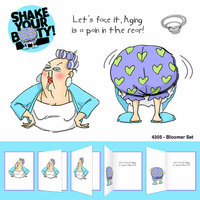 Art Impressions - Shake Your Booty Collection - Unmounted Rubber Stamp Set - Bloomer