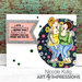 Art Impressions - Girlfriends Collection - Clear Photopolymer Stamps - Laughing