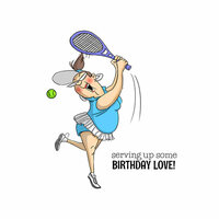 Art Impressions - People Collection - Unmounted Rubber Stamp Set - Birthday Love