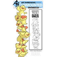 Art Impressions - Stackers Collection - Clear Photopolymer Stamps - Duck