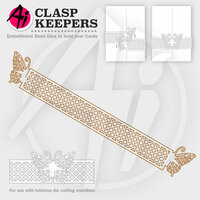 Art Impressions - Clasp Keepers - Embellished Band Dies - Butterfly