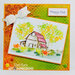 Art Impressions - Watercolor Minis Collection - Unmounted Rubber Stamp Set - Old Barn