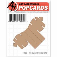 Art Impressions - PopCards Collection - Die - PopCard Template