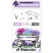 Art Impressions - Watercolor Collection - Unmounted Rubber Stamp Set - Garden Wagon Mini