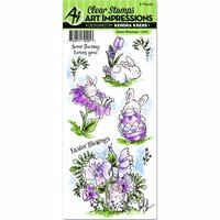 Art Impressions - Easter Collection - Clear Photopolymer Stamps - Blessings