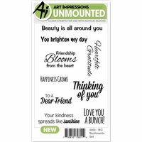 Art Impressions - Laugh Lines Collection - Die and Clear Photopolymer Stamp Set - Queen of Craft