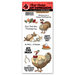 Art Impressions - Thanksgiving Collection - Clear Photopolymer Stamps - Full of Thanks