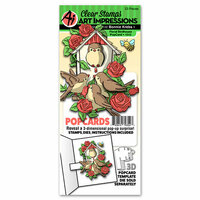 Art Impressions - PopCards Collection - Stamp and Die Set - Floral Birdhouse