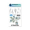 Art Impressions - Watercolor Collection - Clings - Repositionable Unmounted Rubber Stamps - Branches