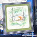 Art Impressions - Watercolor Collection - Clings - Repositionable Unmounted Rubber Stamps - Bench