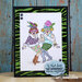 Art Impressions - Girlfriends Collection - Clear Photopolymer Stamps - Crazy Friends