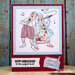 Art Impressions - Work and Play Collection - Clear Photopolymer Stamps - Perfect Duet