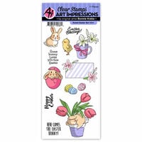 Art Impressions - Easter Collection - Clear Photopolymer Stamp Set - Sweet Easter