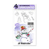 Art Impressions - Watercolor Collection - Unmounted Rubber Stamp Set - Snowman