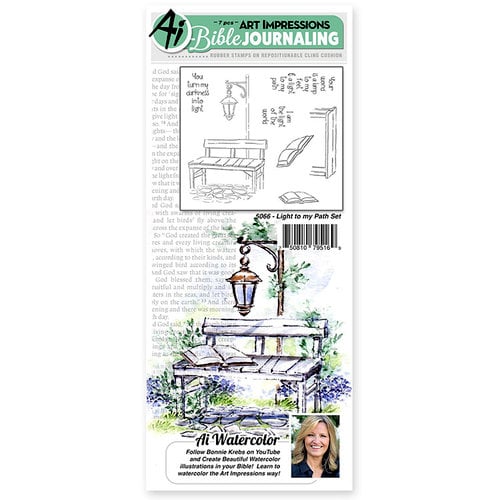 Art Impressions Bible Journaling Clear Stamps-Rugged Crosses