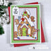 Art Impressions - Cubbies Collection - Christmas - Die and Clear Photopolymer Stamp Set - Gingerbread