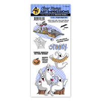 Art Impressions - Halloween - Clear Photopolymer Stamps - Fright Night