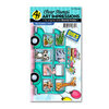 Art Impressions - Cubbies Collection - Die and Clear Photopolymer Stamp Set - Bus